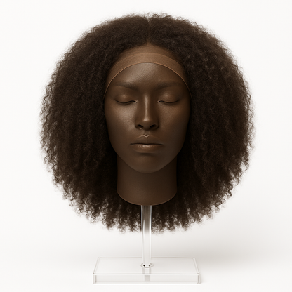 Afro Kinky 4x4 Transparent Closure Wig