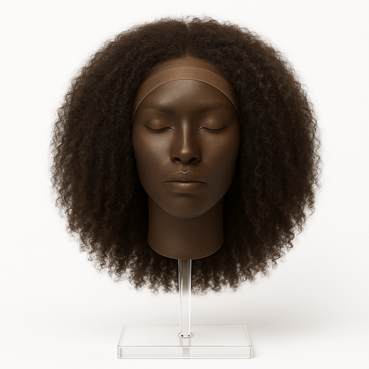 Afro Kinky 4x4 Transparent Closure Wig